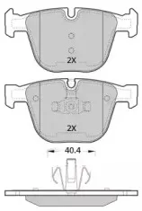 Комплект тормозных колодок, дисковый тормоз FREMAX купить