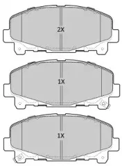 Комплект тормозных колодок, дисковый тормоз FREMAX купить
