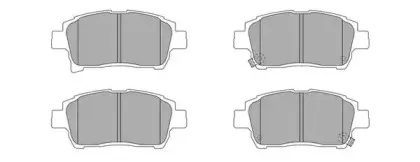 Комплект тормозных колодок, дисковый тормоз FREMAX купить