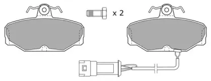 Комплект тормозных колодок, дисковый тормоз FREMAX купить