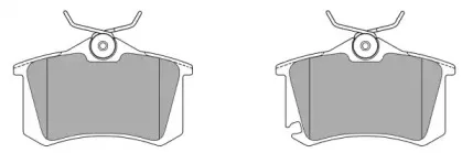 Комплект тормозных колодок, дисковый тормоз FREMAX купить