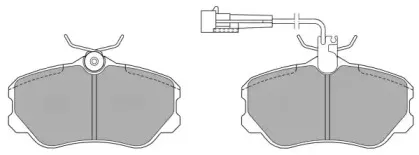 Комплект тормозных колодок, дисковый тормоз FREMAX купить