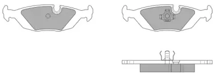Комплект тормозных колодок, дисковый тормоз FREMAX купить
