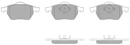 Комплект тормозных колодок, дисковый тормоз FREMAX купить