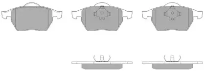 Комплект тормозных колодок, дисковый тормоз FREMAX купить