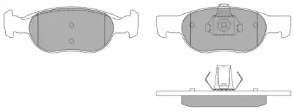 Комплект тормозных колодок, дисковый тормоз FREMAX купить