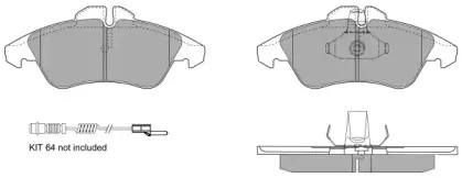 Комплект тормозных колодок, дисковый тормоз FREMAX купить