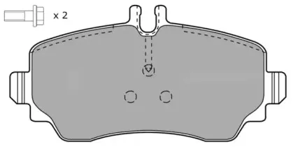 Комплект тормозных колодок, дисковый тормоз FREMAX купить
