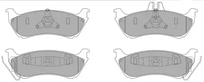 Комплект тормозных колодок, дисковый тормоз FREMAX купить