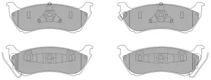 Комплект тормозных колодок, дисковый тормоз FREMAX купить