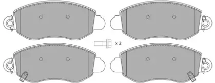 Комплект тормозных колодок, дисковый тормоз FREMAX купить