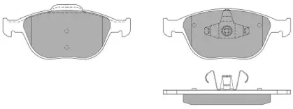 Комплект тормозных колодок, дисковый тормоз FREMAX купить