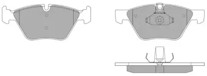 Комплект тормозных колодок, дисковый тормоз FREMAX купить