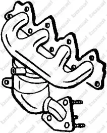 Катализатор BOSAL купить