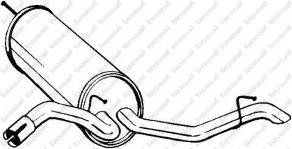 Глушитель выхлопных газов конечный BOSAL купить