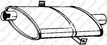 Средний глушитель выхлопных газов BOSAL купить