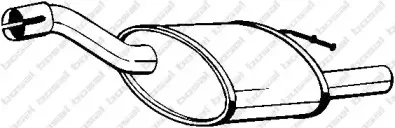 Глушитель выхлопных газов конечный BOSAL купить