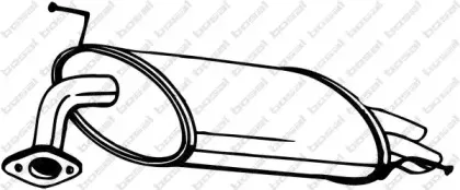 Глушитель выхлопных газов конечный BOSAL купить