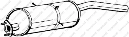 Средний глушитель выхлопных газов BOSAL купить