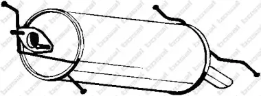 Глушитель выхлопных газов конечный BOSAL купить