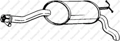 Средний глушитель выхлопных газов BOSAL купить