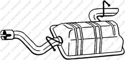 Глушитель выхлопных газов конечный BOSAL купить