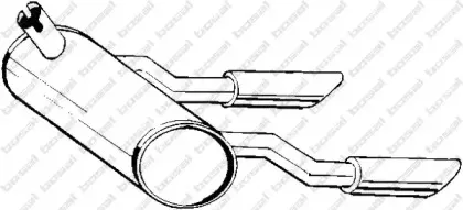 Глушитель выхлопных газов конечный BOSAL купить