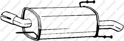 Глушитель выхлопных газов конечный BOSAL купить