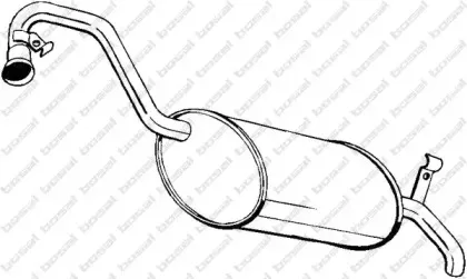 Глушитель выхлопных газов конечный BOSAL купить