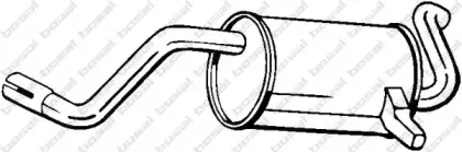 Глушитель выхлопных газов конечный BOSAL купить