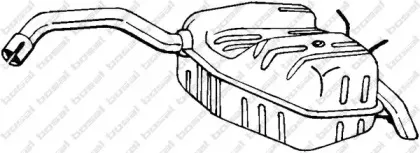 Глушитель выхлопных газов конечный BOSAL купить