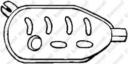 Предглушитель выхлопных газов BOSAL купить