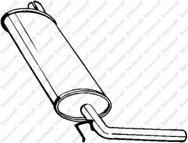 Глушитель выхлопных газов конечный BOSAL купить