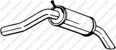 Глушитель выхлопных газов конечный BOSAL купить