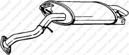 Глушитель выхлопных газов конечный BOSAL купить
