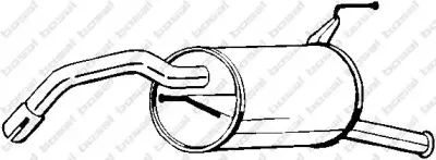 Глушитель выхлопных газов конечный BOSAL купить