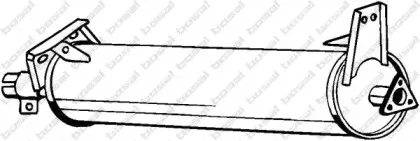 Средний глушитель выхлопных газов BOSAL купить