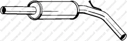 Средний глушитель выхлопных газов BOSAL купить