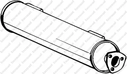 Средний глушитель выхлопных газов BOSAL купить