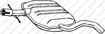 Средний глушитель выхлопных газов BOSAL купить