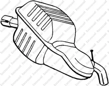 Глушитель выхлопных газов конечный BOSAL купить