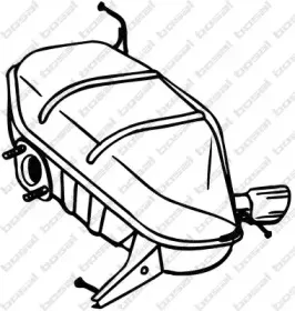 Глушитель выхлопных газов конечный BOSAL купить