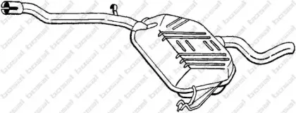 Средний глушитель выхлопных газов BOSAL купить