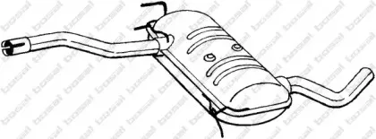 Средний глушитель выхлопных газов BOSAL купить