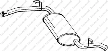 Глушитель выхлопных газов конечный BOSAL купить
