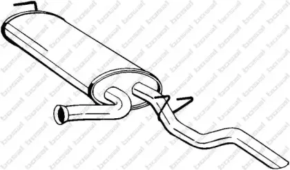 Глушитель выхлопных газов конечный BOSAL купить