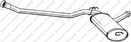 Средний глушитель выхлопных газов BOSAL купить