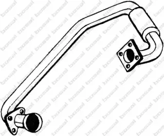 Труба выхлопного газа BOSAL купить