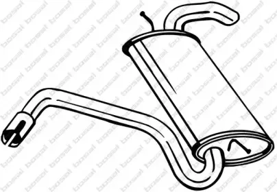 Глушитель выхлопных газов конечный BOSAL купить