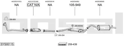 Система выпуска ОГ BOSAL купить